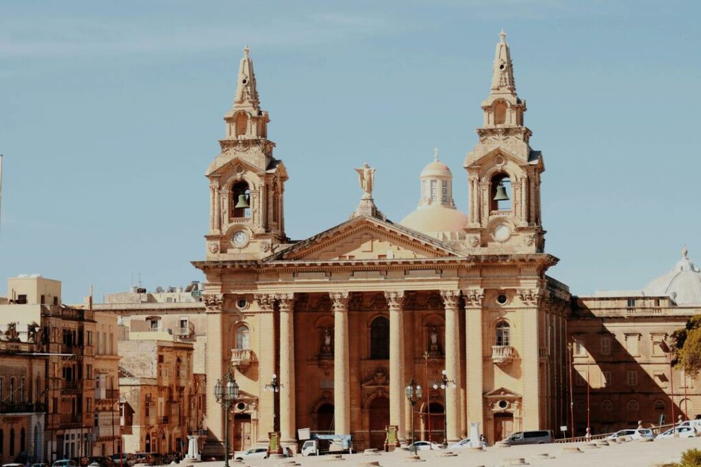 Una costruzione in tradizionale stile maltese